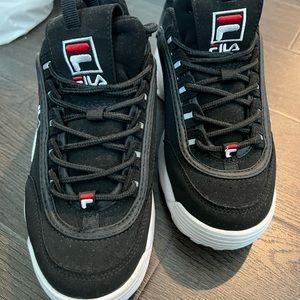 FILA disruptor black size 6